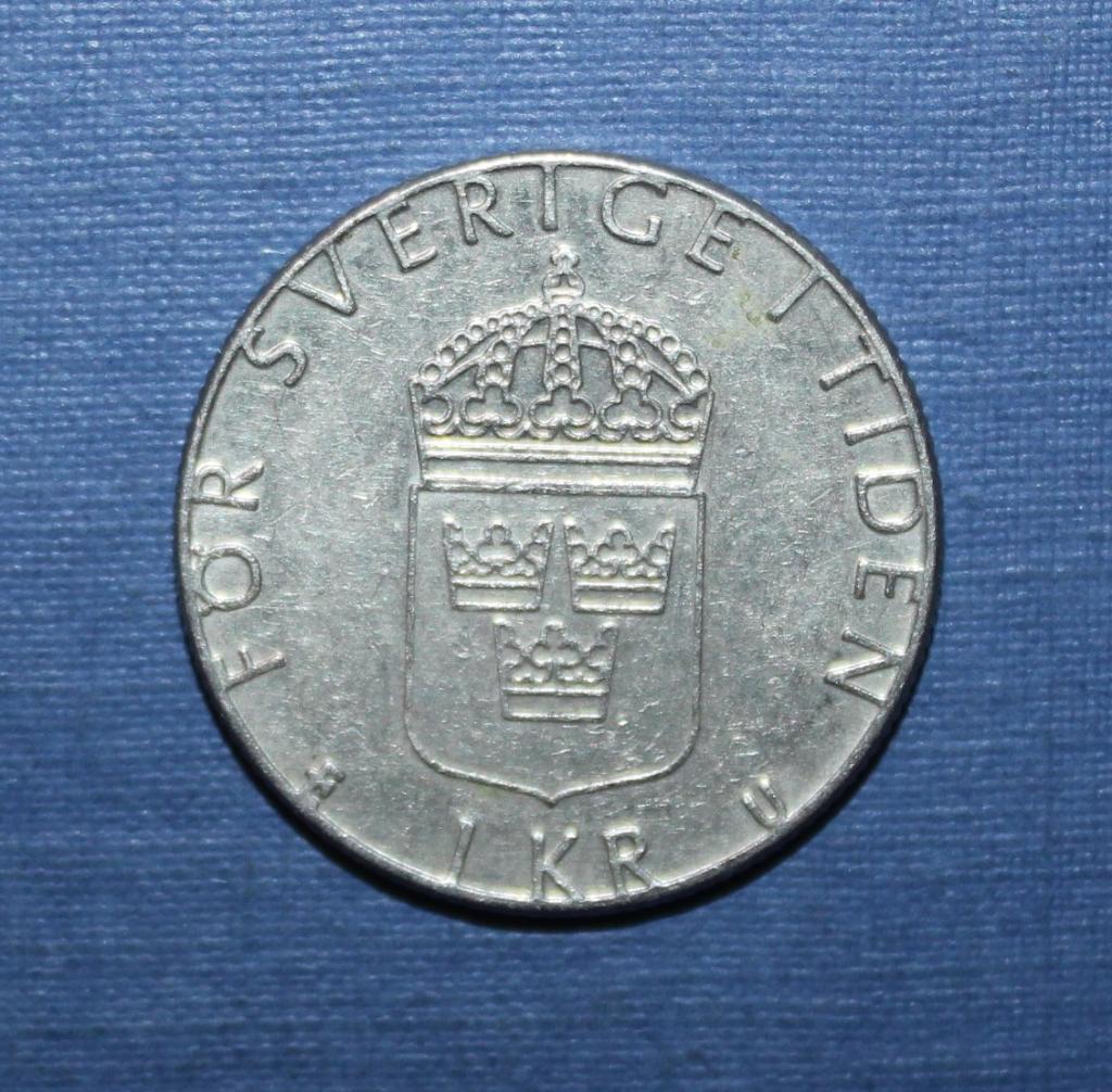 1 крона Швеция 1983 1