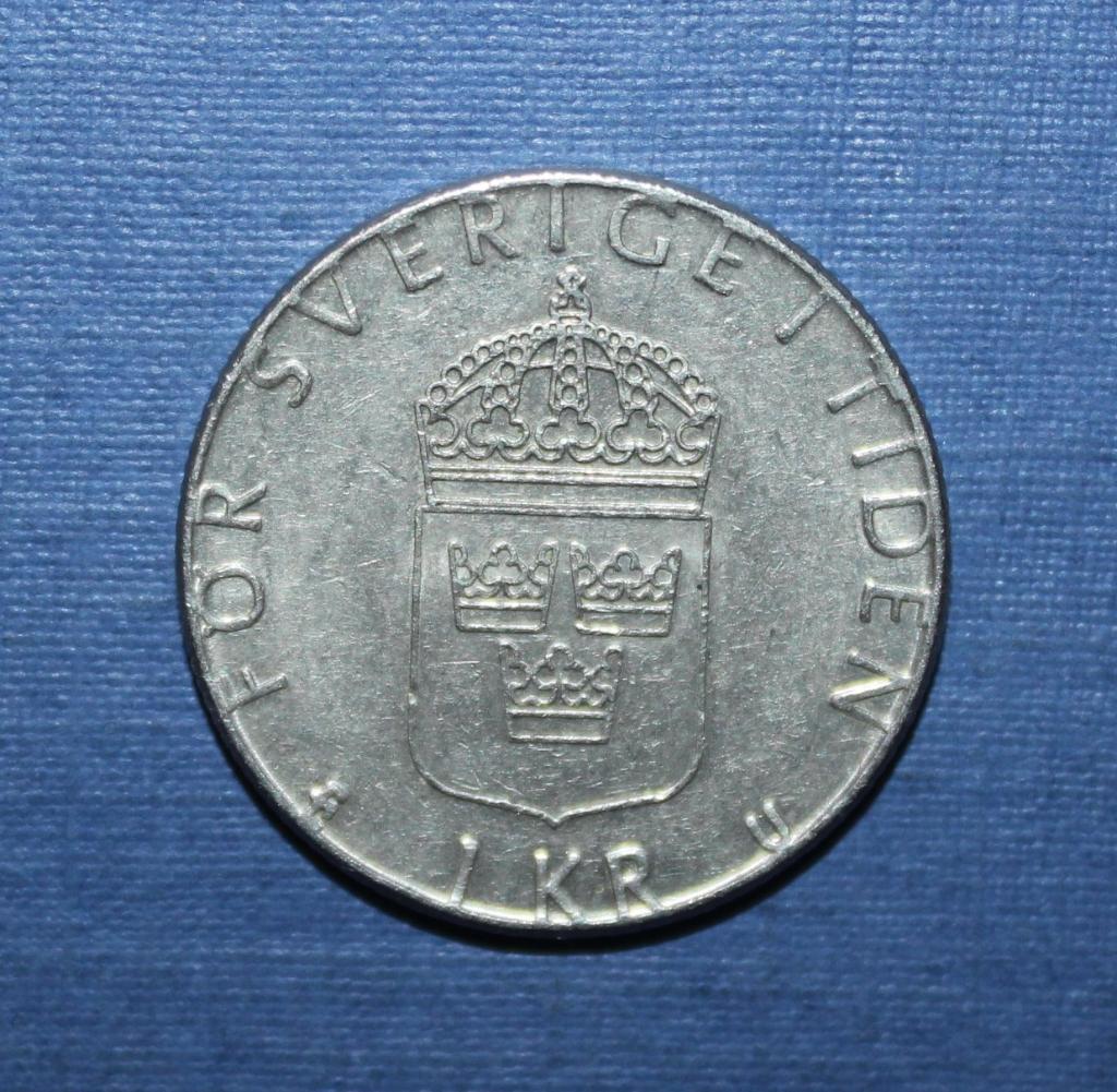 1 крона Швеция 1979 1