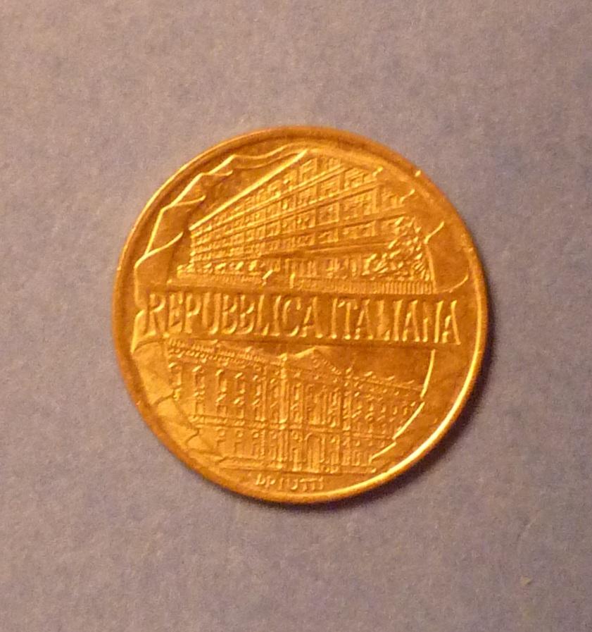 200 лир Италия 1996 100 лет Академии таможенной службы