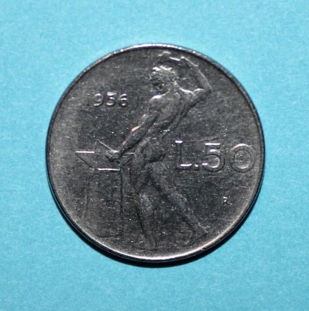 50 лир Италия 1956