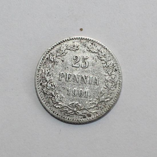 25 пенни Русская Финляндия 1901