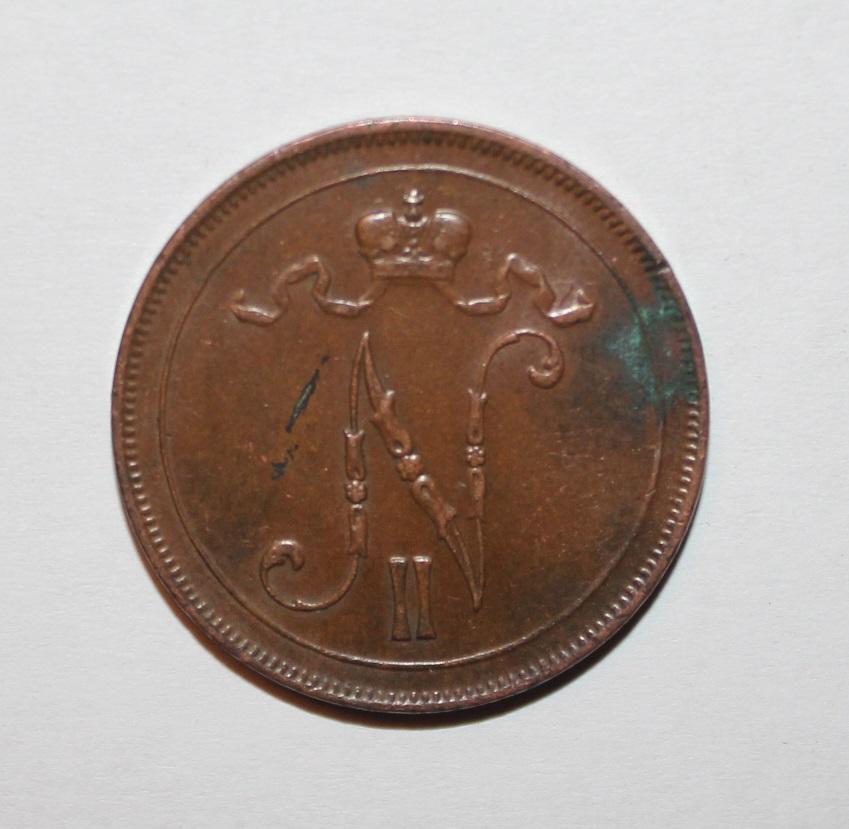 10 пенни Русская Финляндия 1915 1