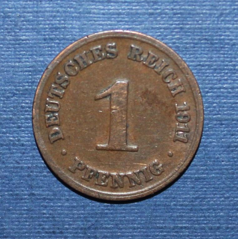1 пфенниг Германия 1911 D 1