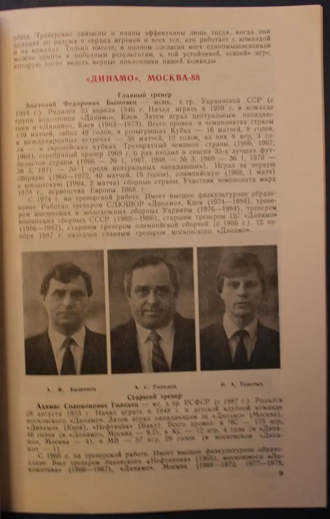 Динамо Москва 1988 4