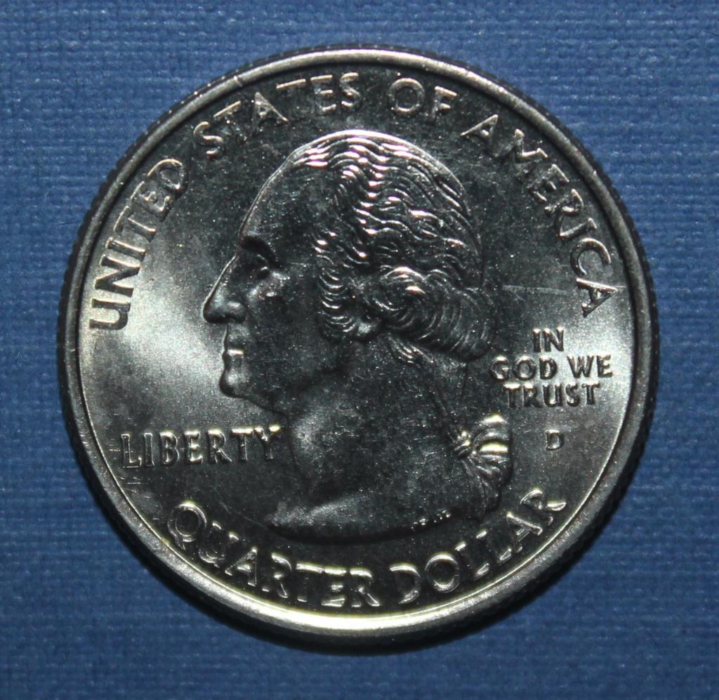 25 центов (квотер) США 2000д Нью-Гэмпшир 1