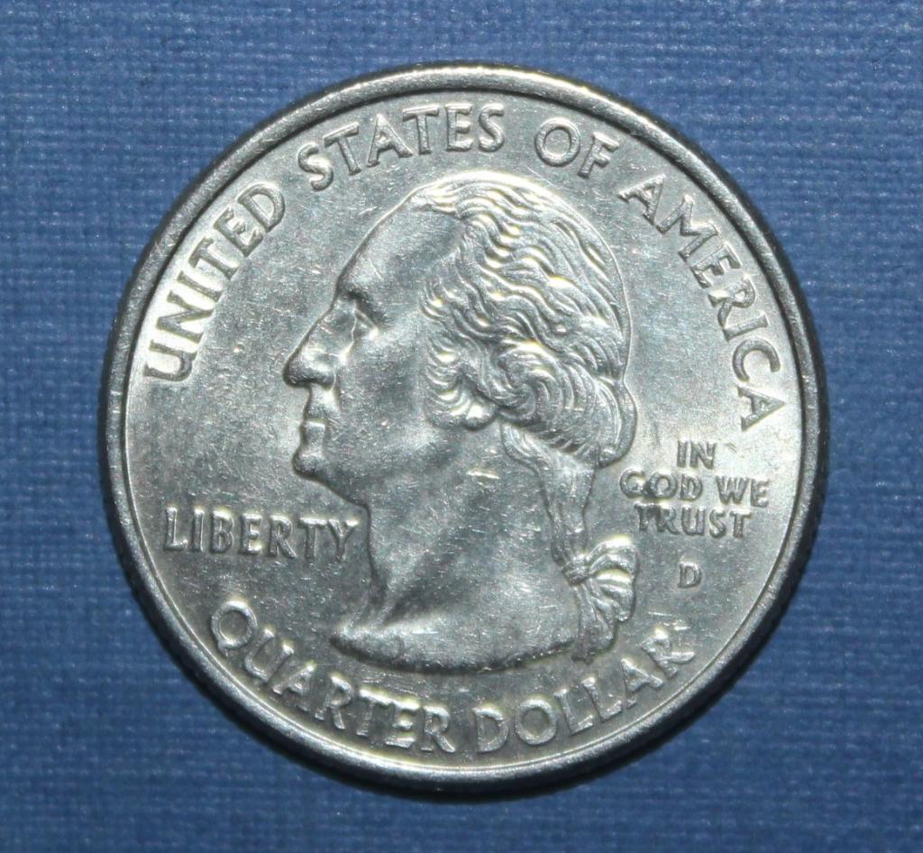 25 центов (квотер) США 2004д Флорида 1