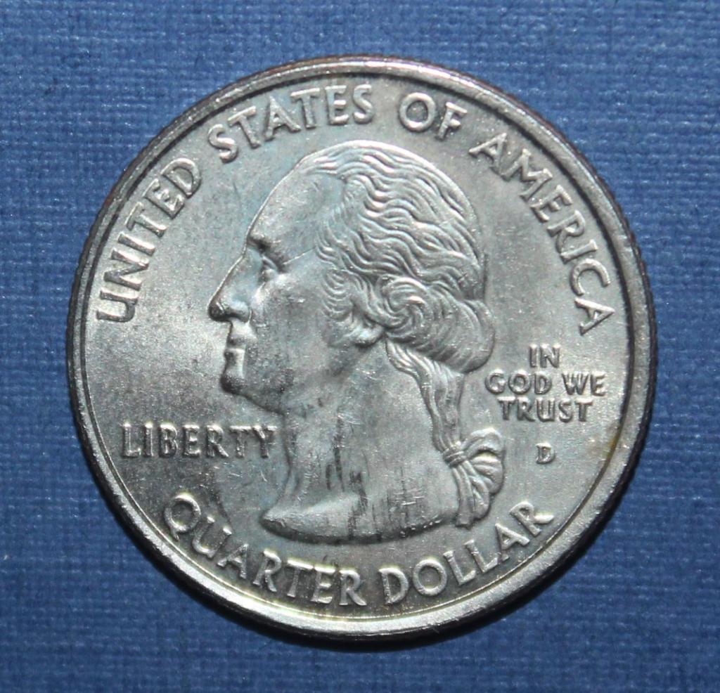 25 центов (квотер) США 2008д Гавайи 1