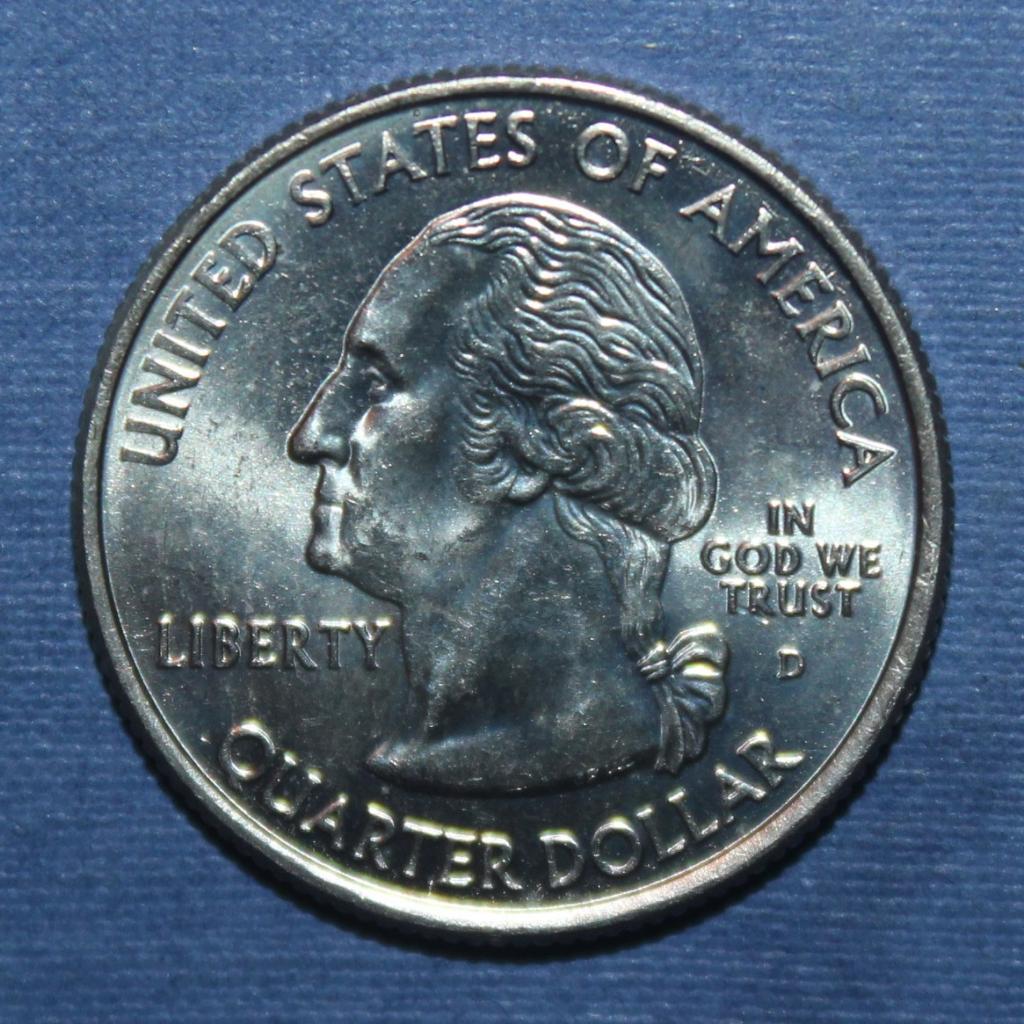 25 центов (квотер) США 2006д Колорадо 1