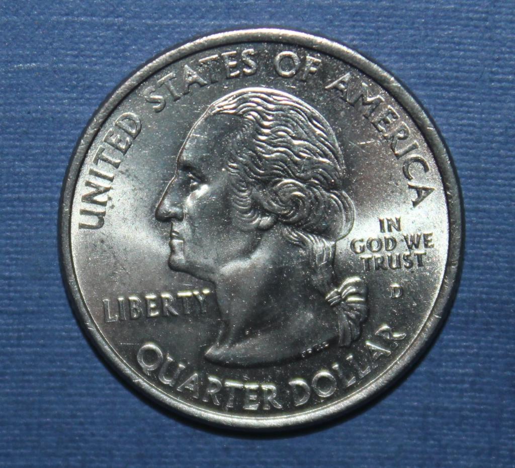25 центов (квотер) США 2001д Род-Айленд 1