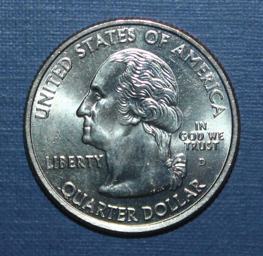 25 центов (квотер) США 2002д Огайо 1