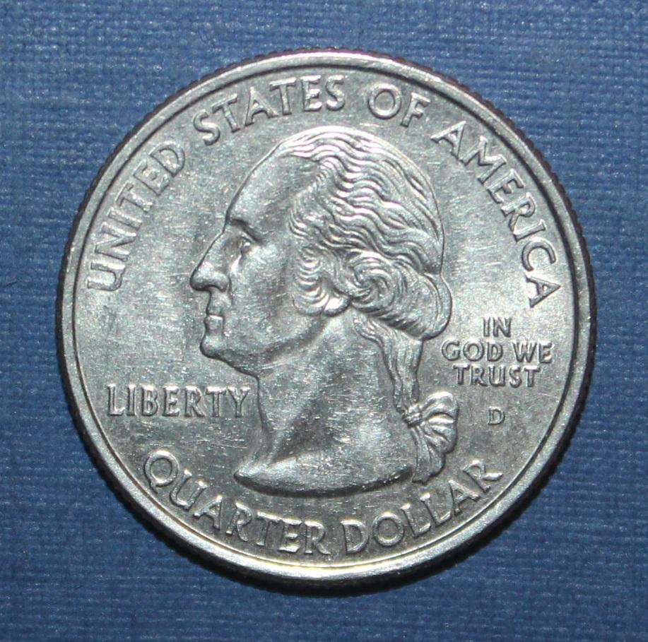 25 центов (квотер) США 2007д Айдахо 1