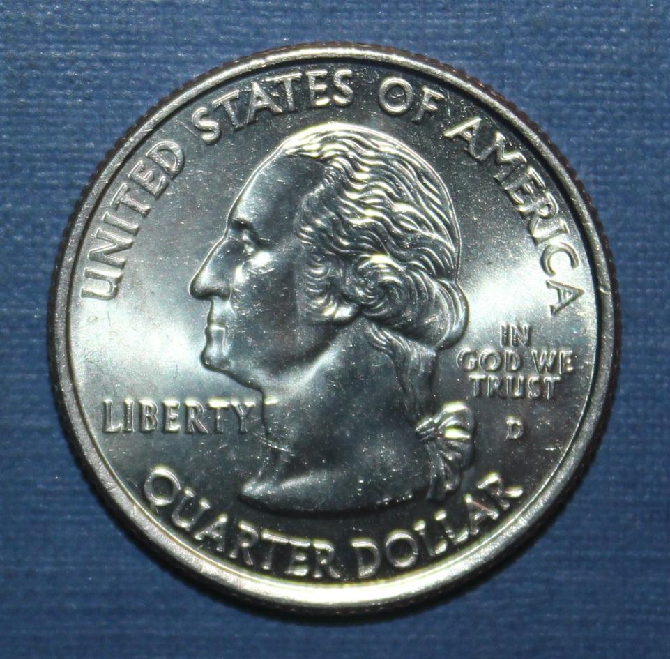 25 центов (квотер) США 2008д Нью-Мексико 1
