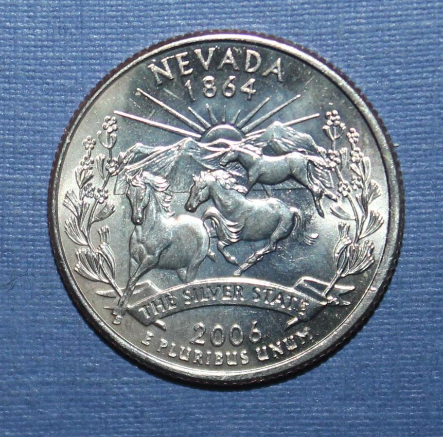 25 центов (квотер) США 2006р Невада
