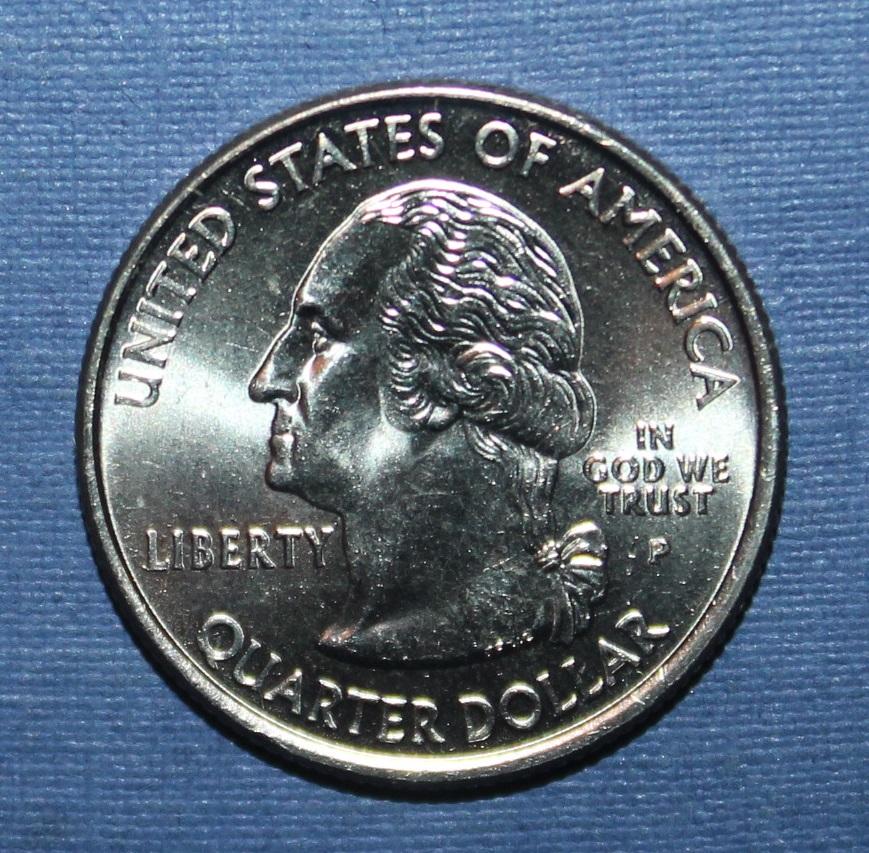 25 центов (квотер) США 2008р Аляска 1