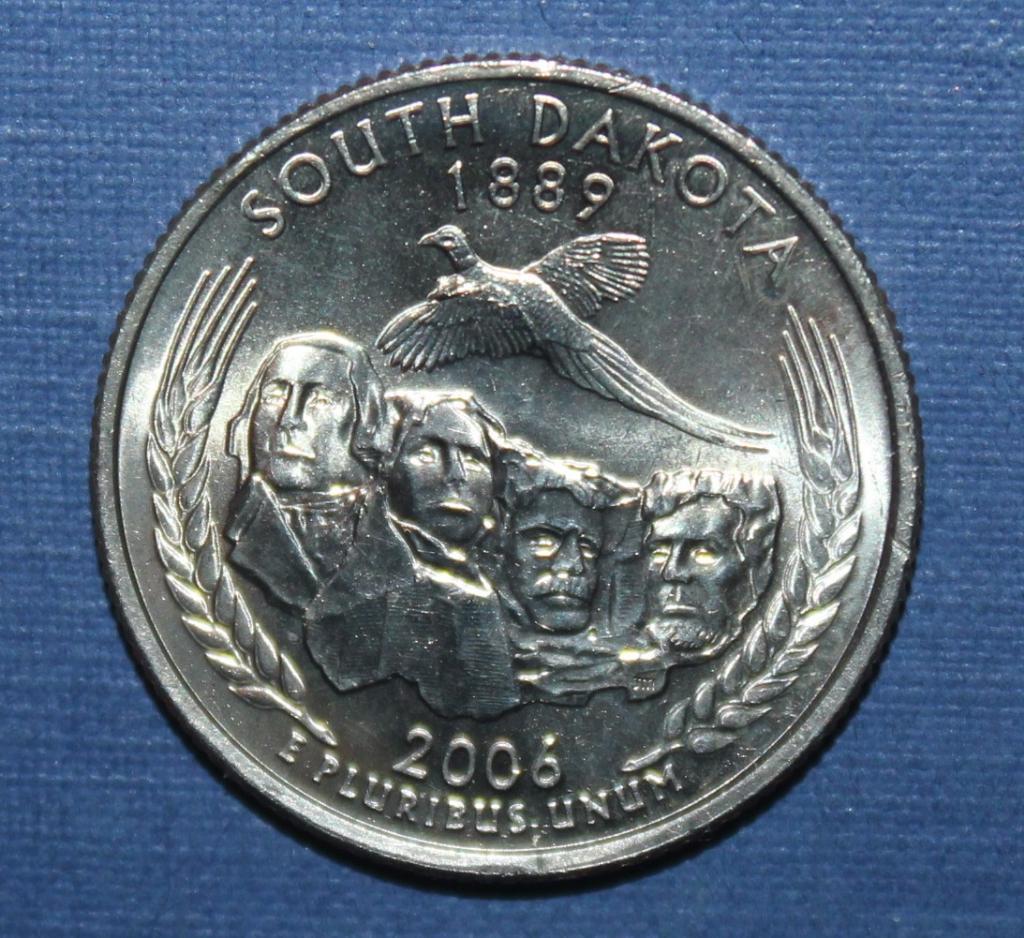 25 центов (квотер) США 2006р Южная Дакота