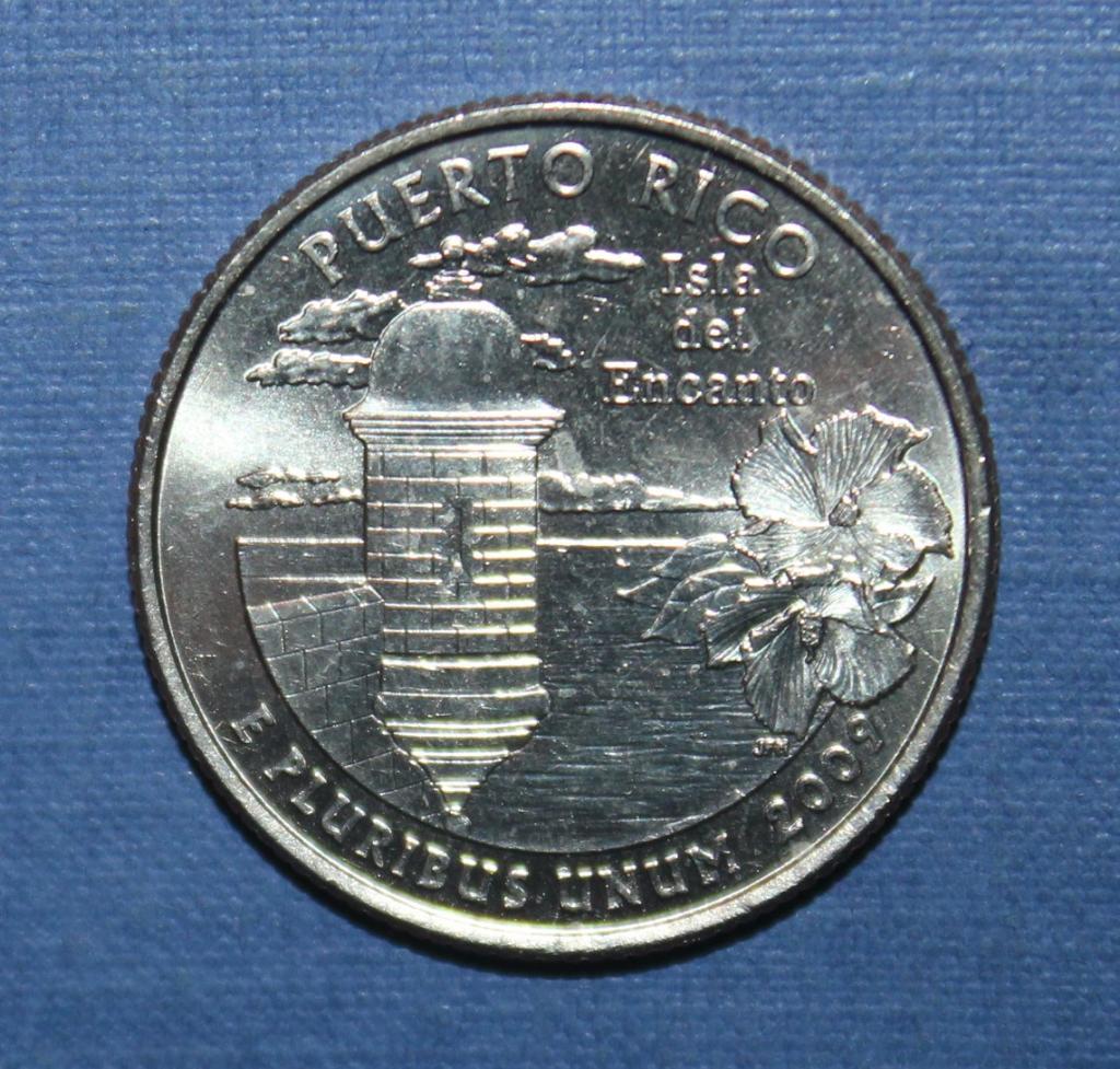 25 центов (квотер) США 2009р Пуэрто-Рико
