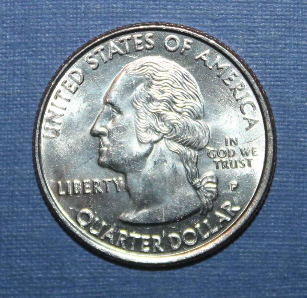 25 центов (квотер) США 1999р Нью-Джерси 1