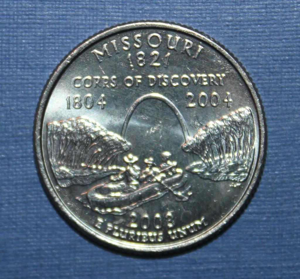 25 центов (квотер) США 2003р Миссури