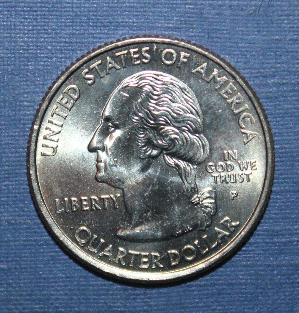 25 центов (квотер) США 2006р Небраска 1