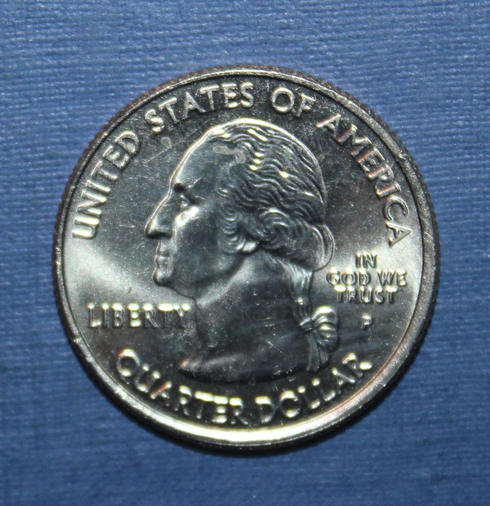 25 центов (квотер) США 2007р Айдахо 1