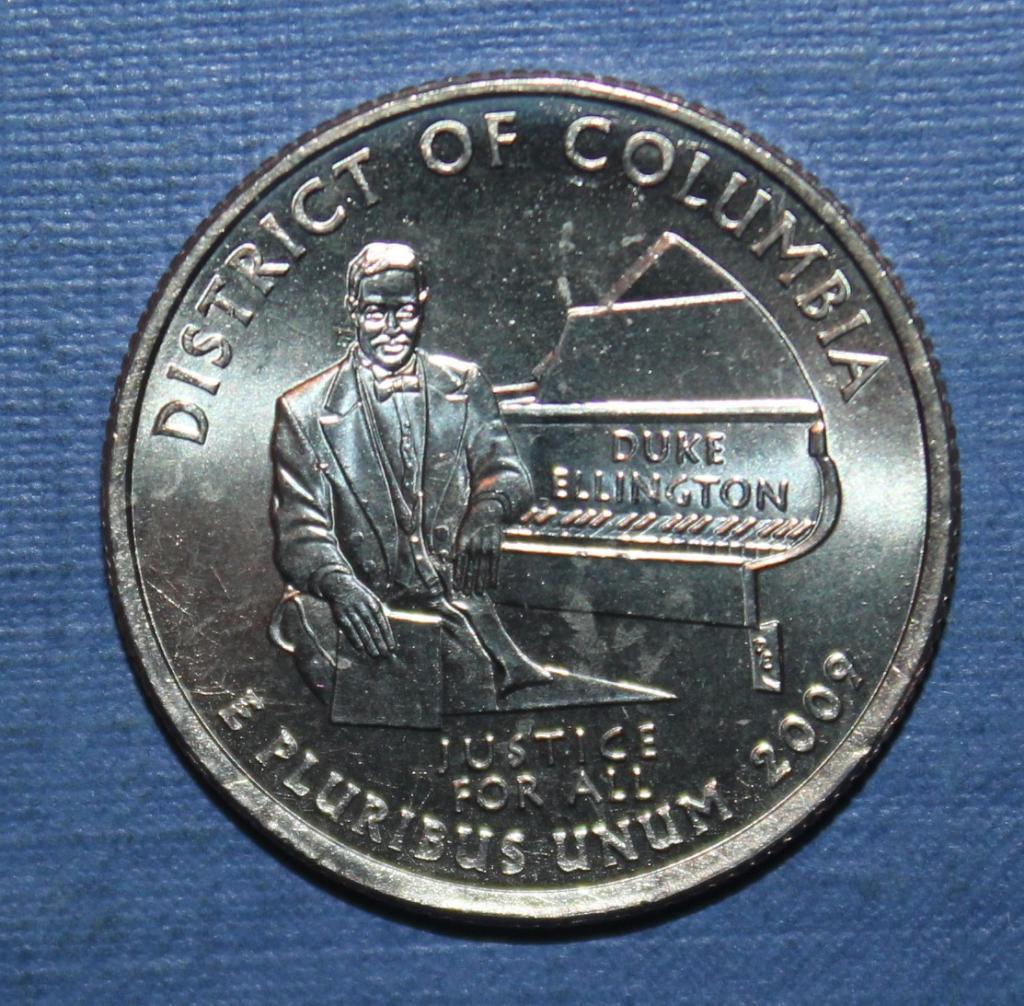25 центов (квотер) США 2009р Округ Колумбия