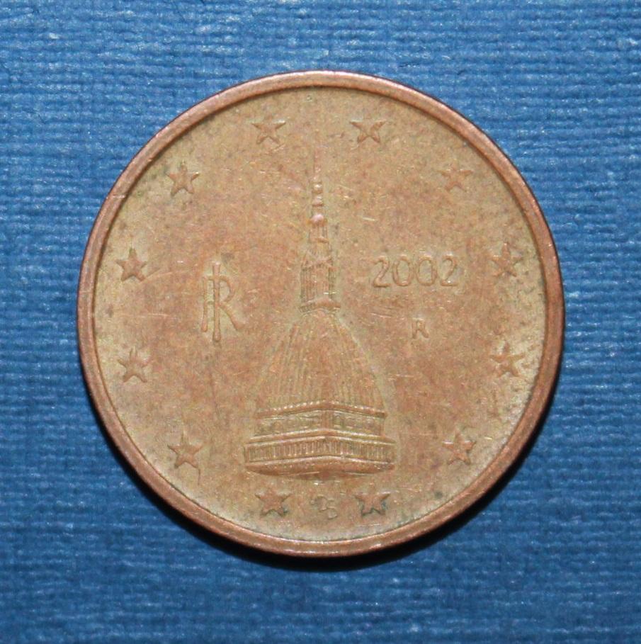 2 евроцента Италия 2002