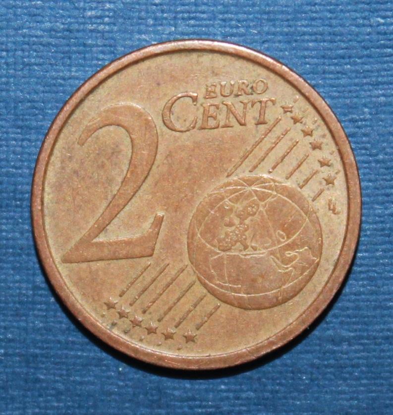 2 евроцента Италия 2002 1