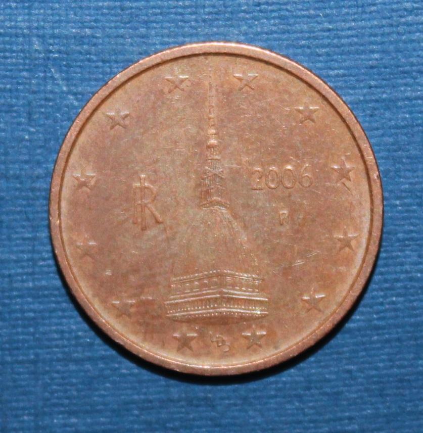 2 евроцента Италия 2006