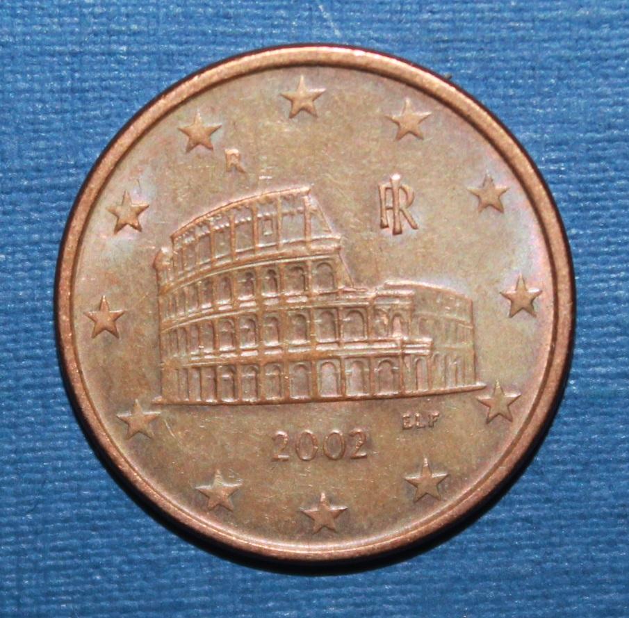 5 евроцентов Италия 2002