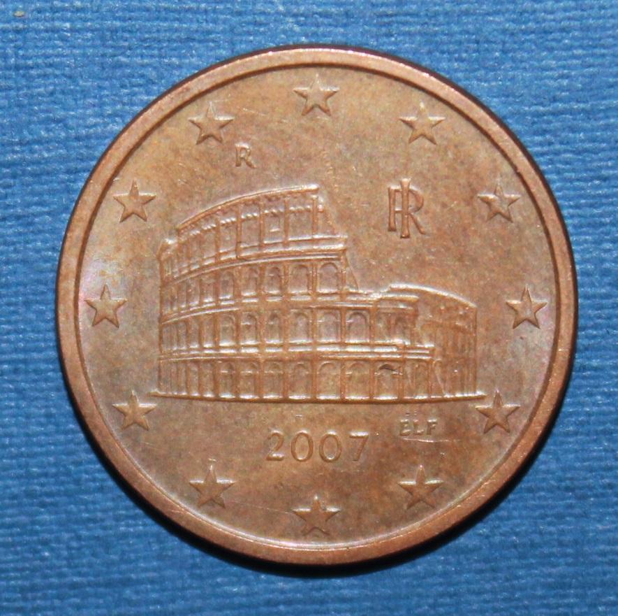 5 евроцентов Италия 2007
