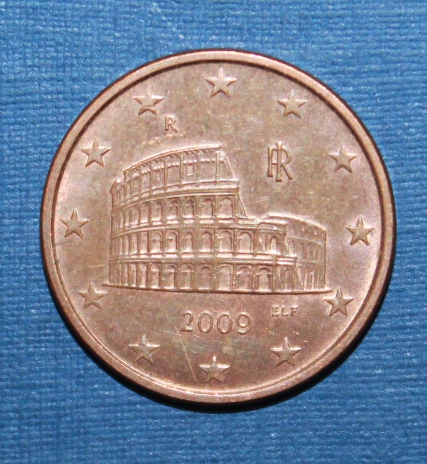 5 евроцентов Италия 2009