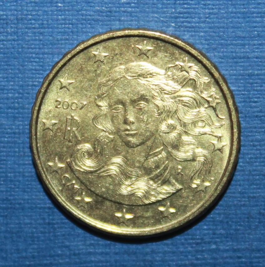 10 евроцентов Италия 2007
