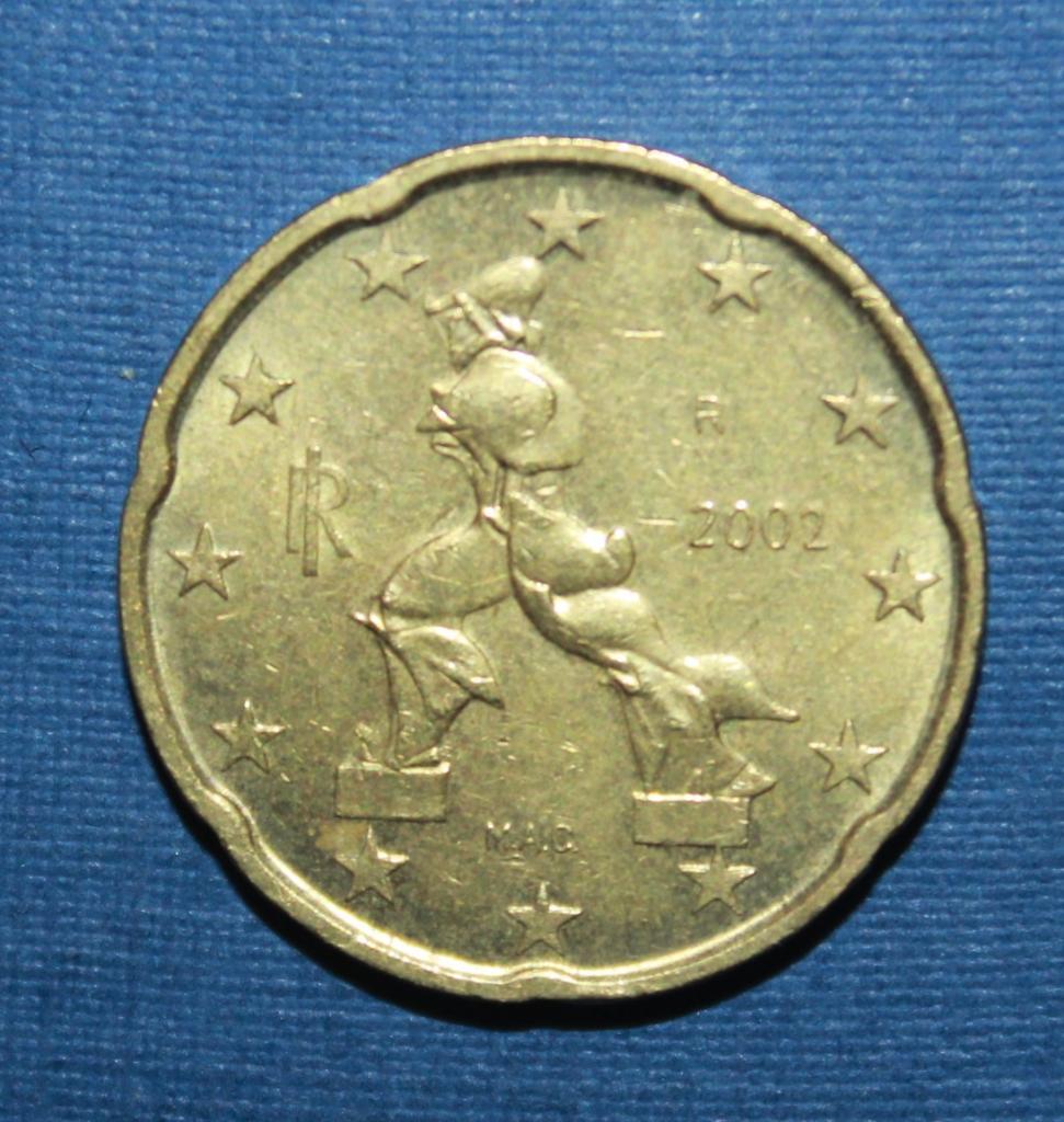 20 евроцентов Италия 2002