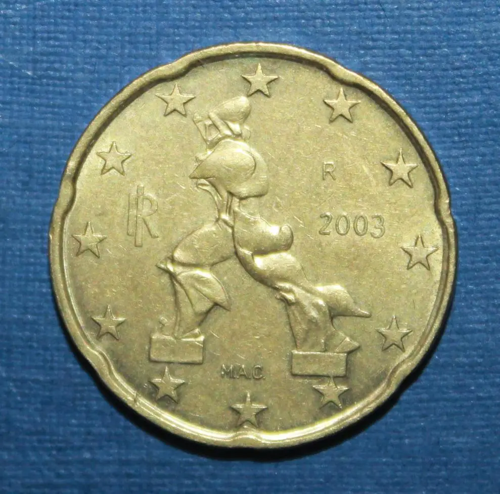 20 евроцентов Италия 2003