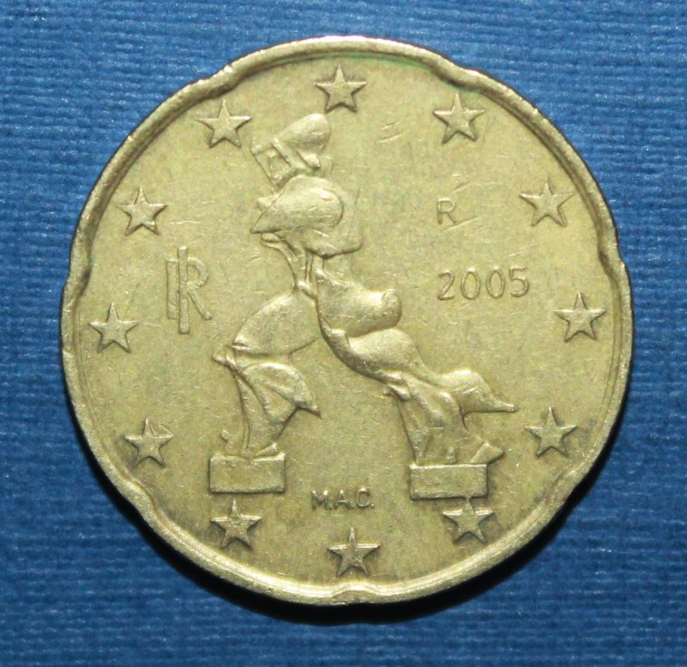 20 евроцентов Италия 2005