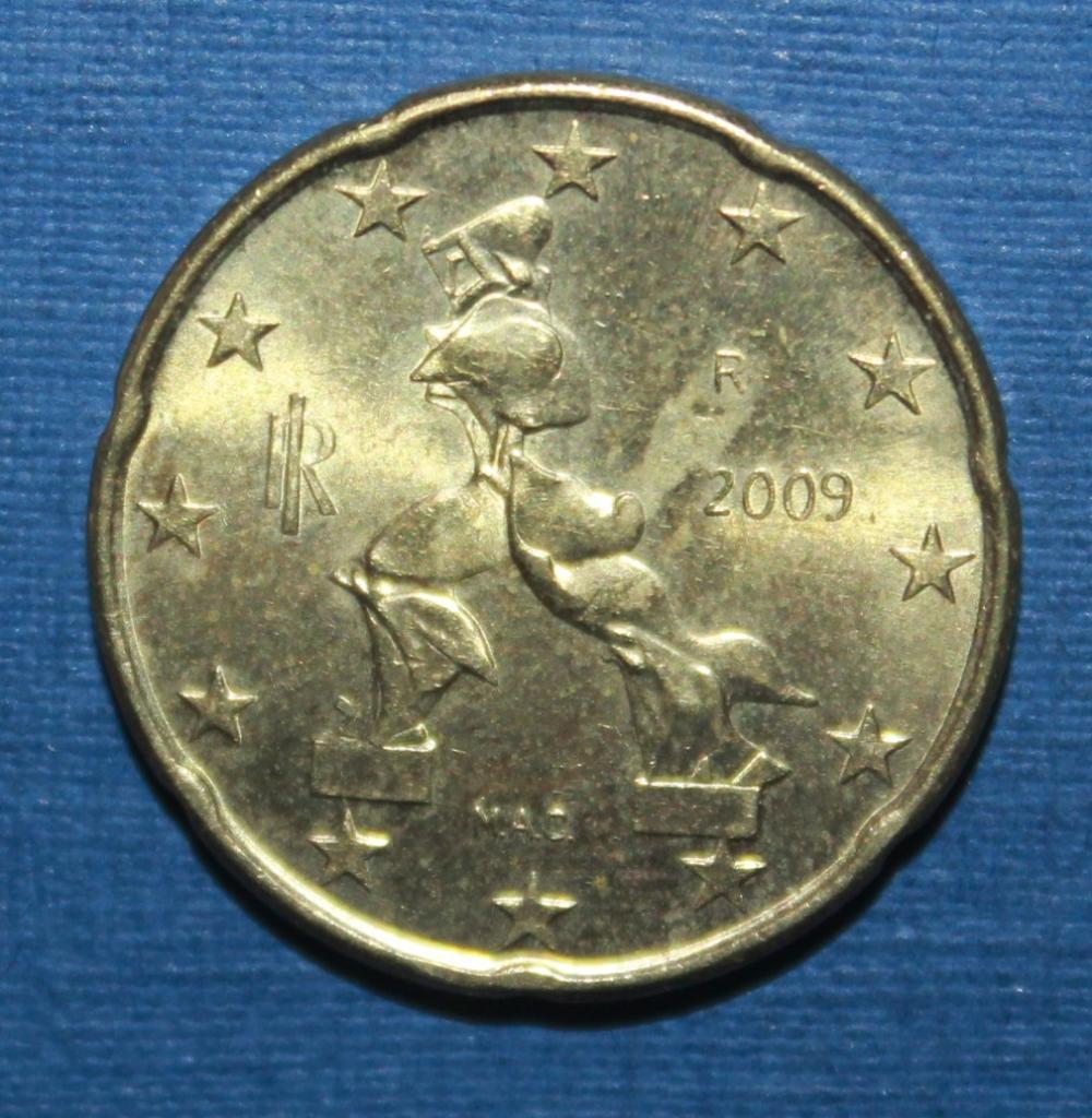 20 евроцентов Италия 2009