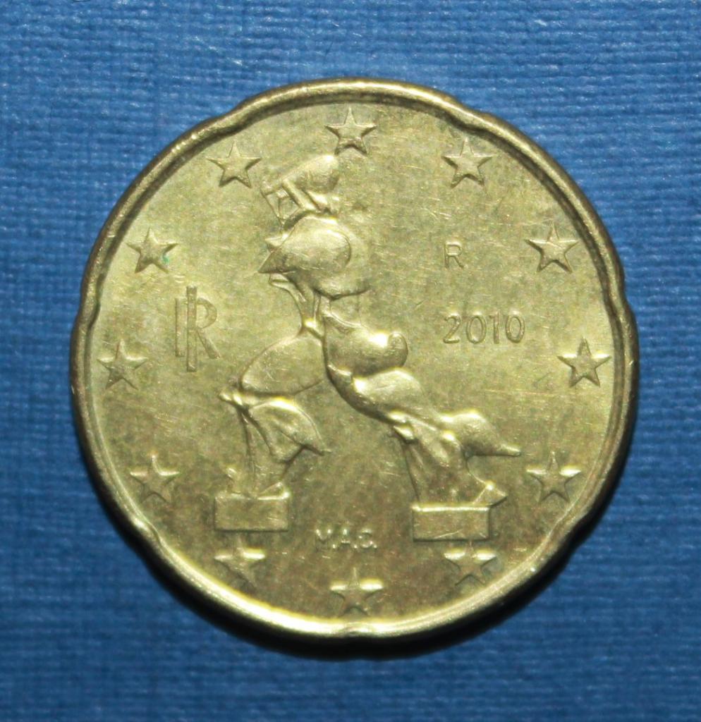 20 евроцентов Италия 2010