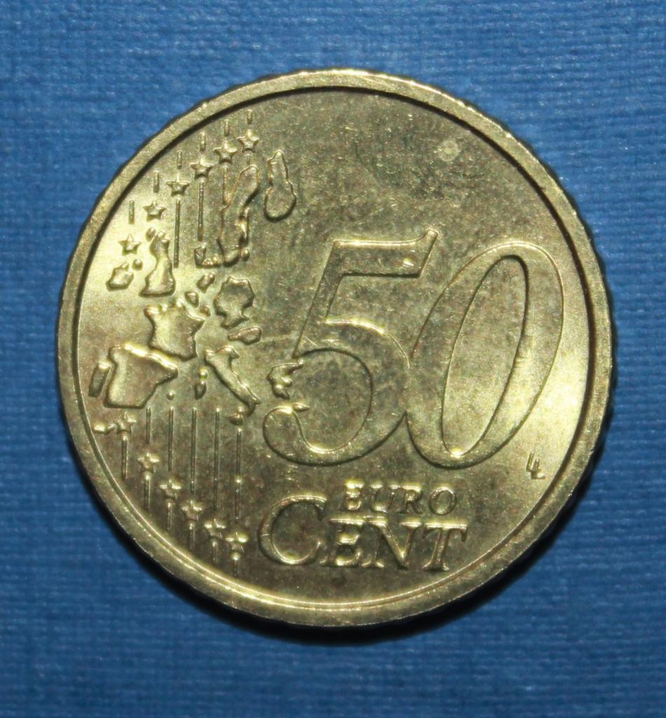 50 евроцентов Италия 2002 1