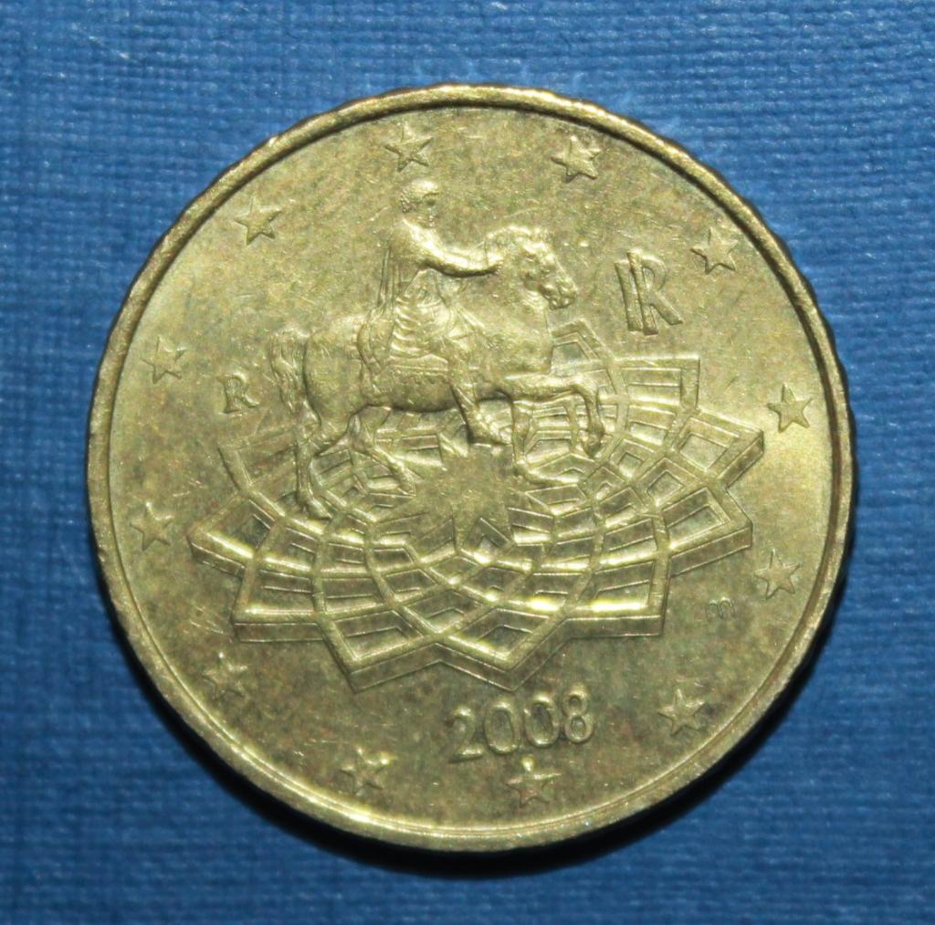 50 евроцентов Италия 2008