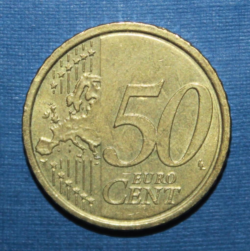 50 евроцентов Италия 2008 1