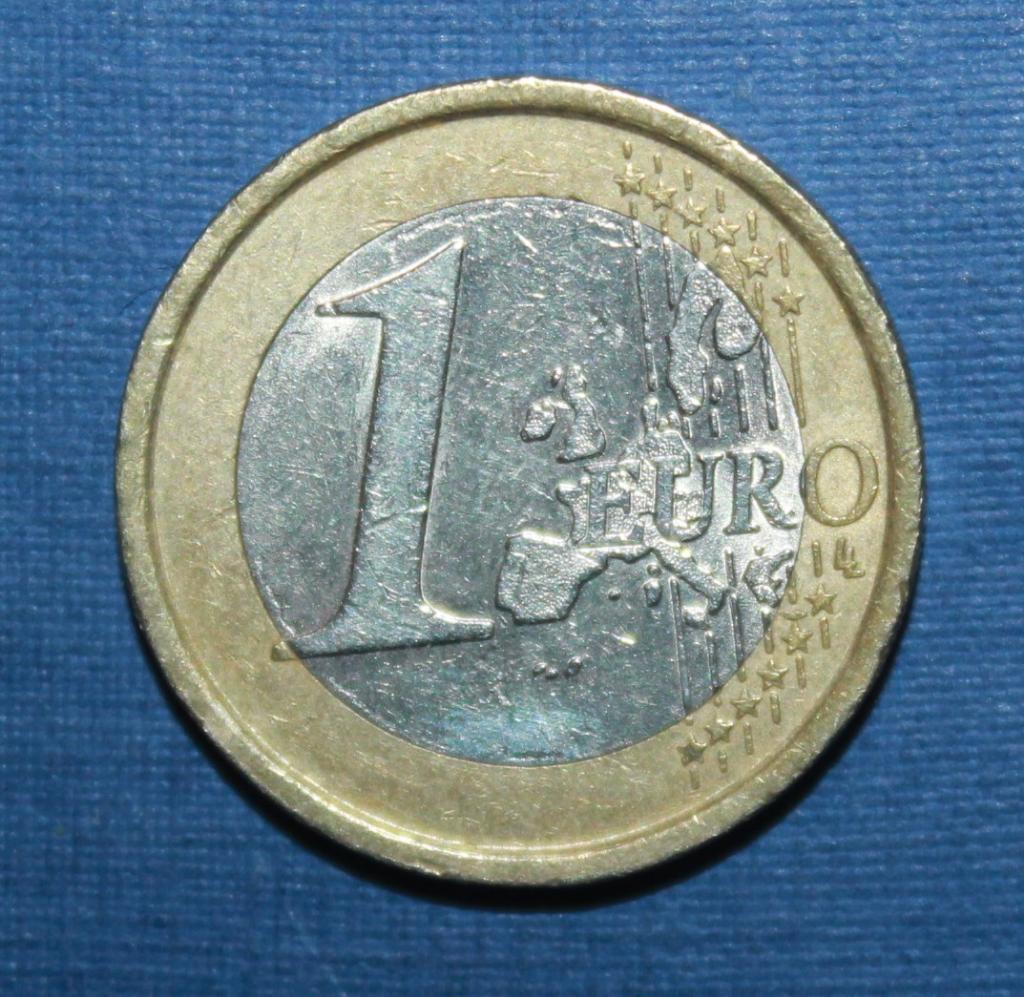 1 евро Италия 2002, биметалл 1