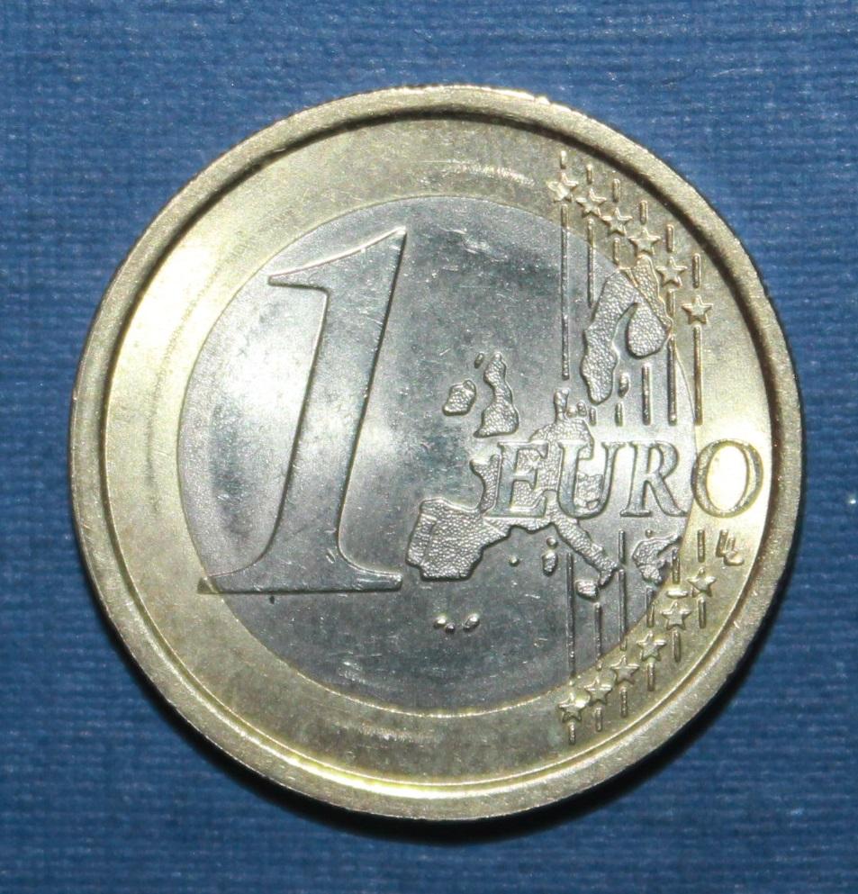 1 евро Италия 2007, биметалл 1