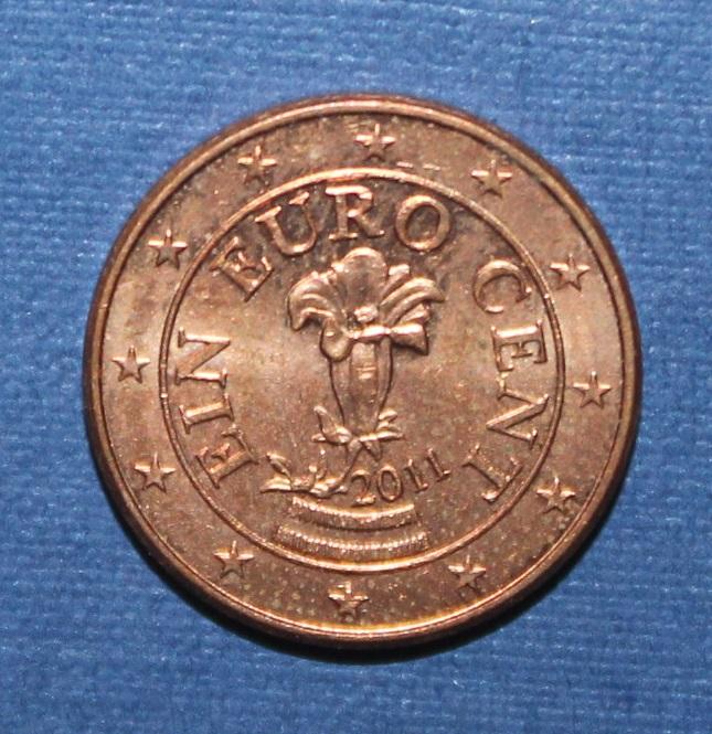 1 евроцент Австрия 2011