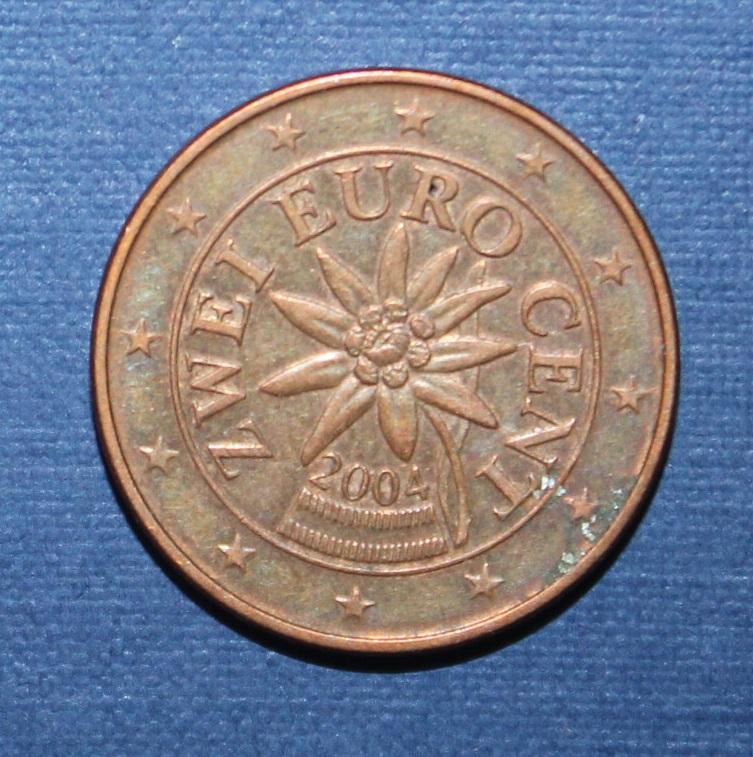 2 евроцента Австрия 2004