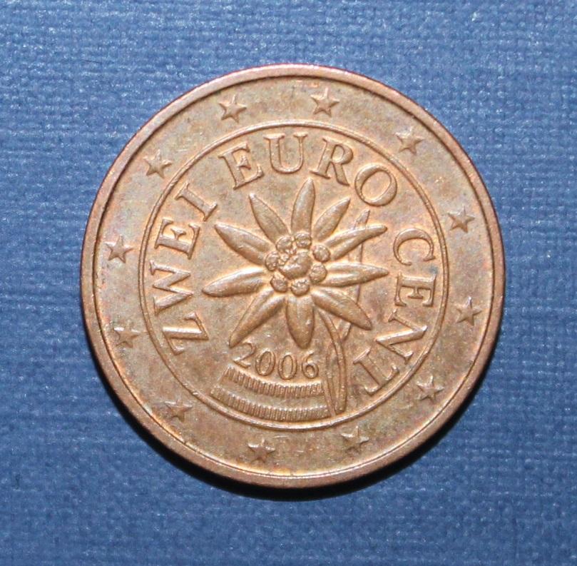2 евроцента Австрия 2006