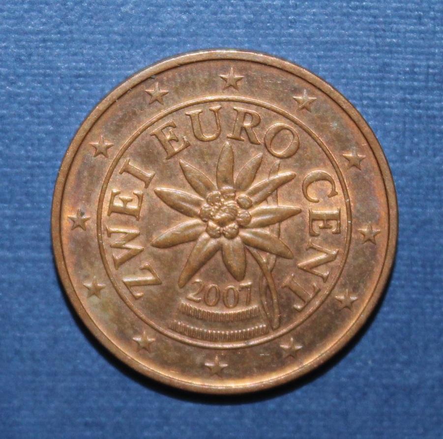 2 евроцента Австрия 2007