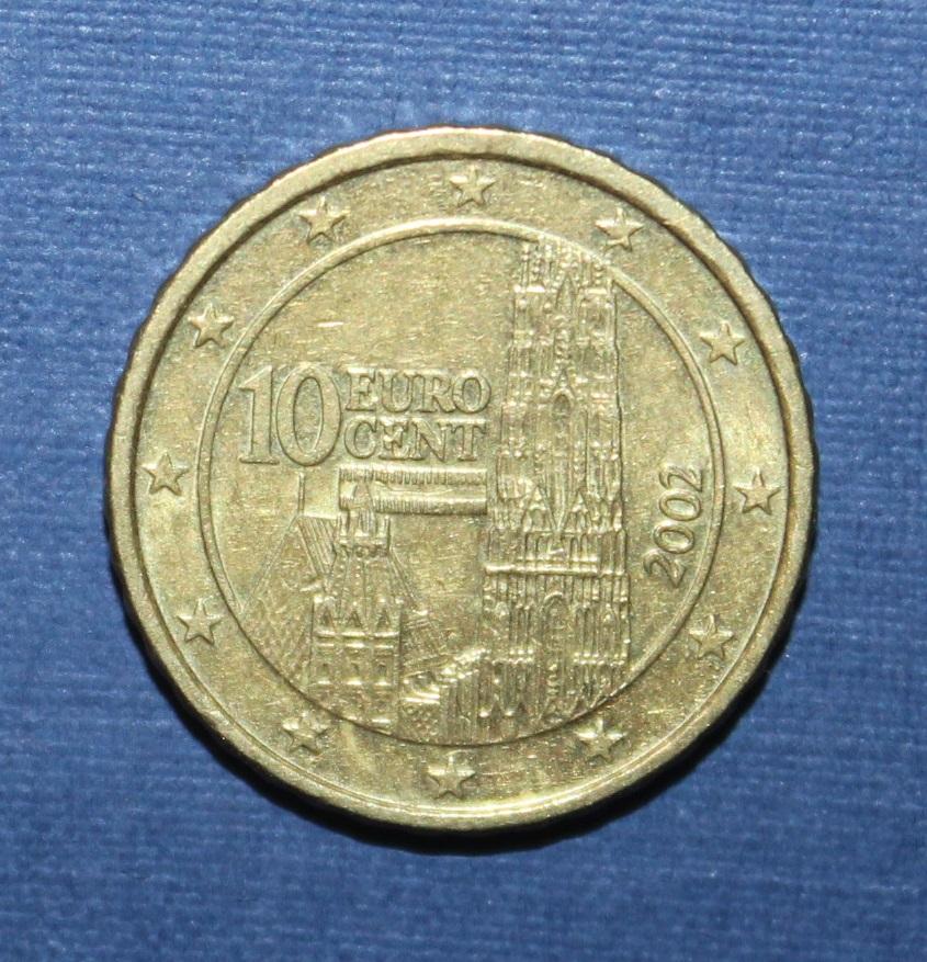 10 евроцентов Австрия 2002
