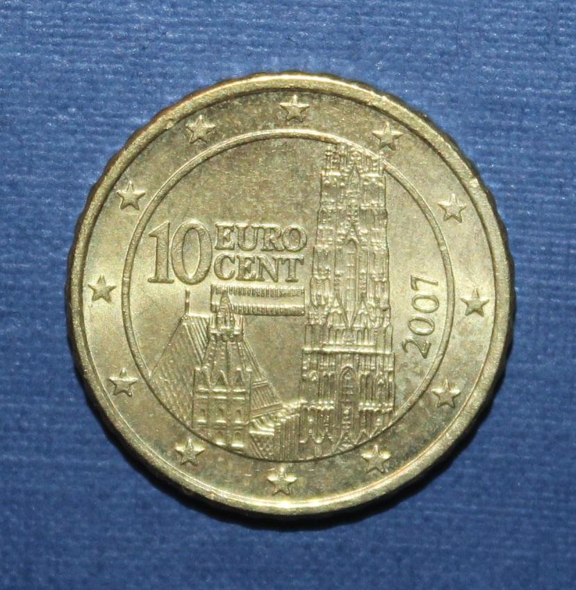 10 евроцентов Австрия 2007