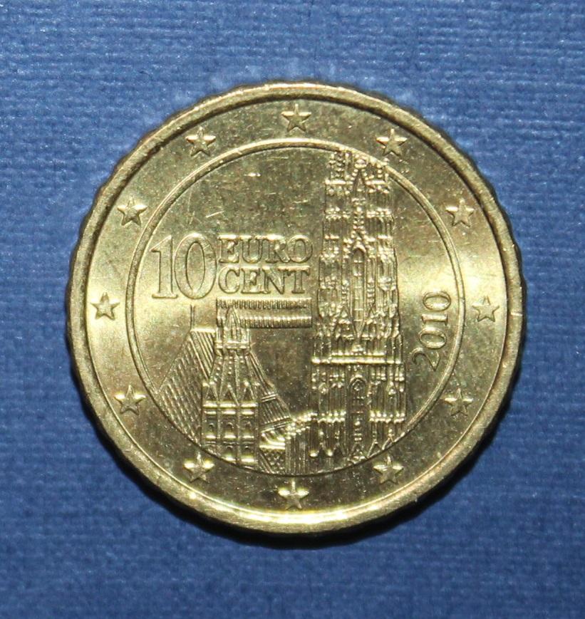10 евроцентов Австрия 2010