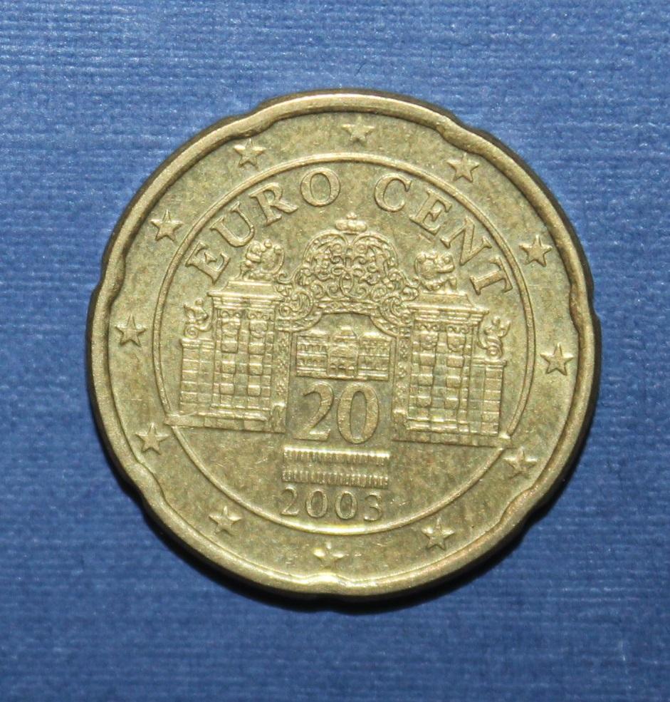 20 евроцентов Австрия 2003